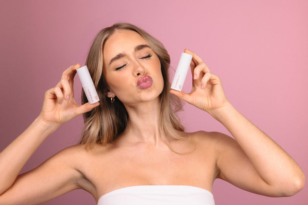 Creamy Blush Stick for an effortless natural glow on cheeks and lips