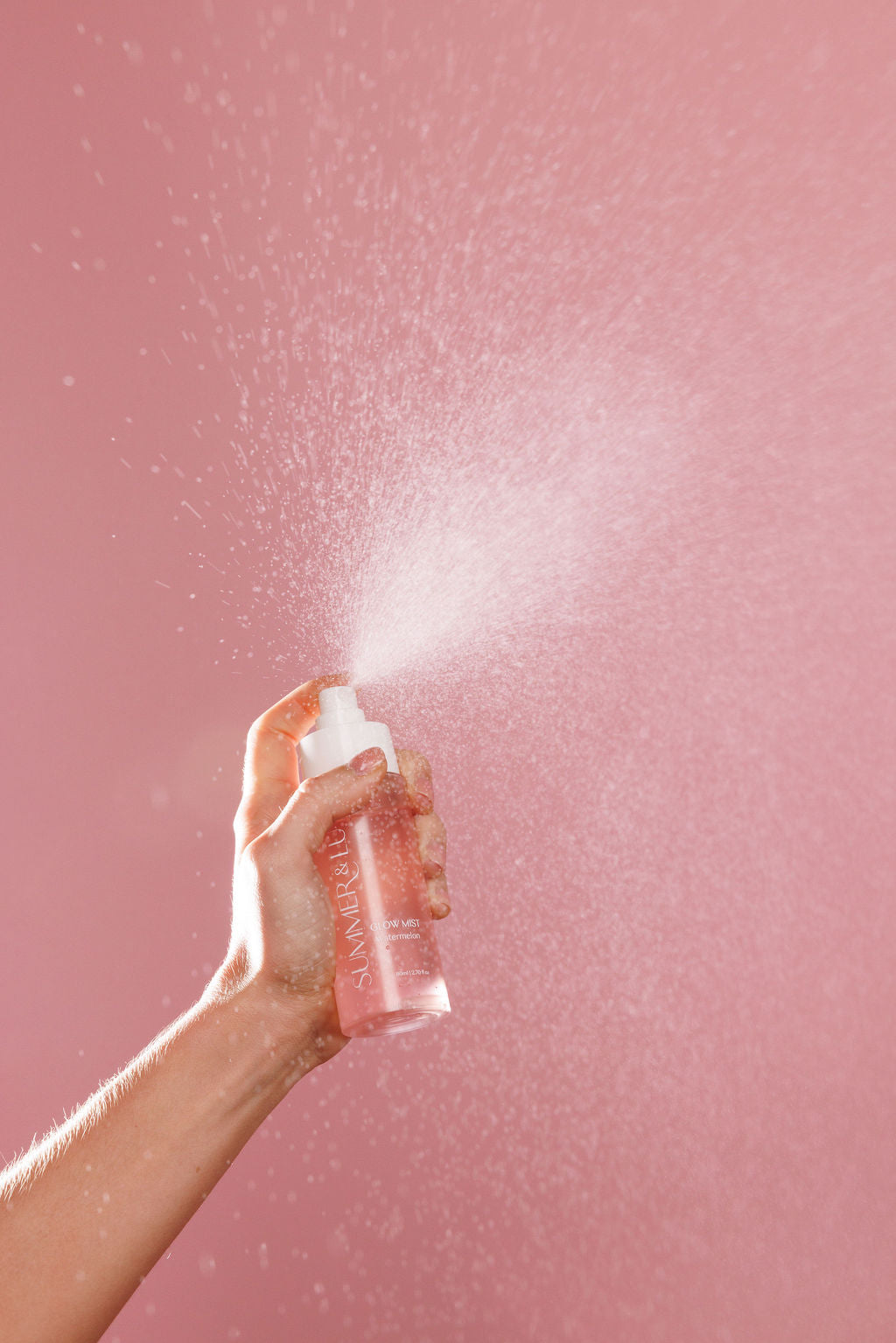 Glow Mist portable bottle for hydrating skin anytime, anywhere