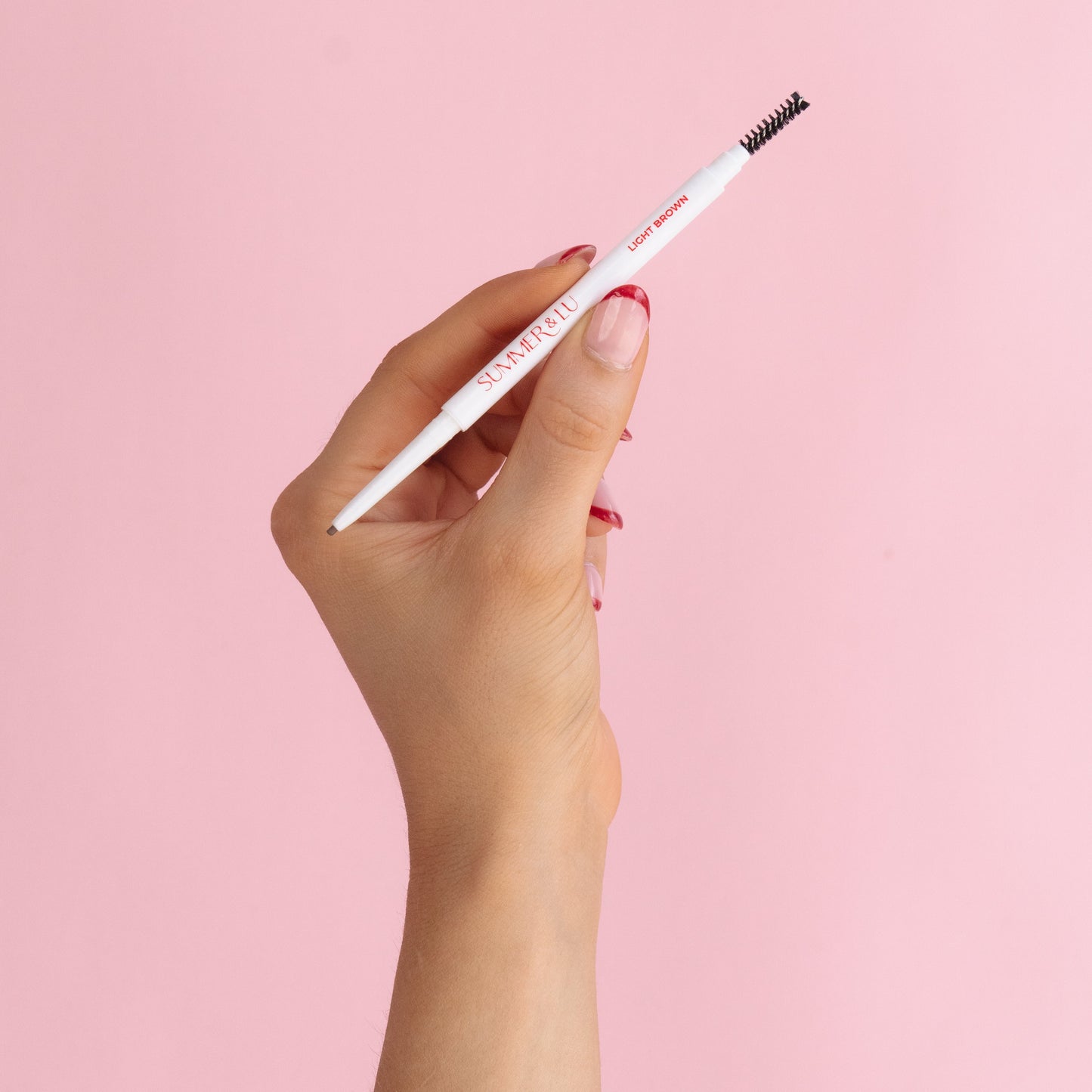 Slim Brow Pencil with precision tip and built-in comb for defined brows