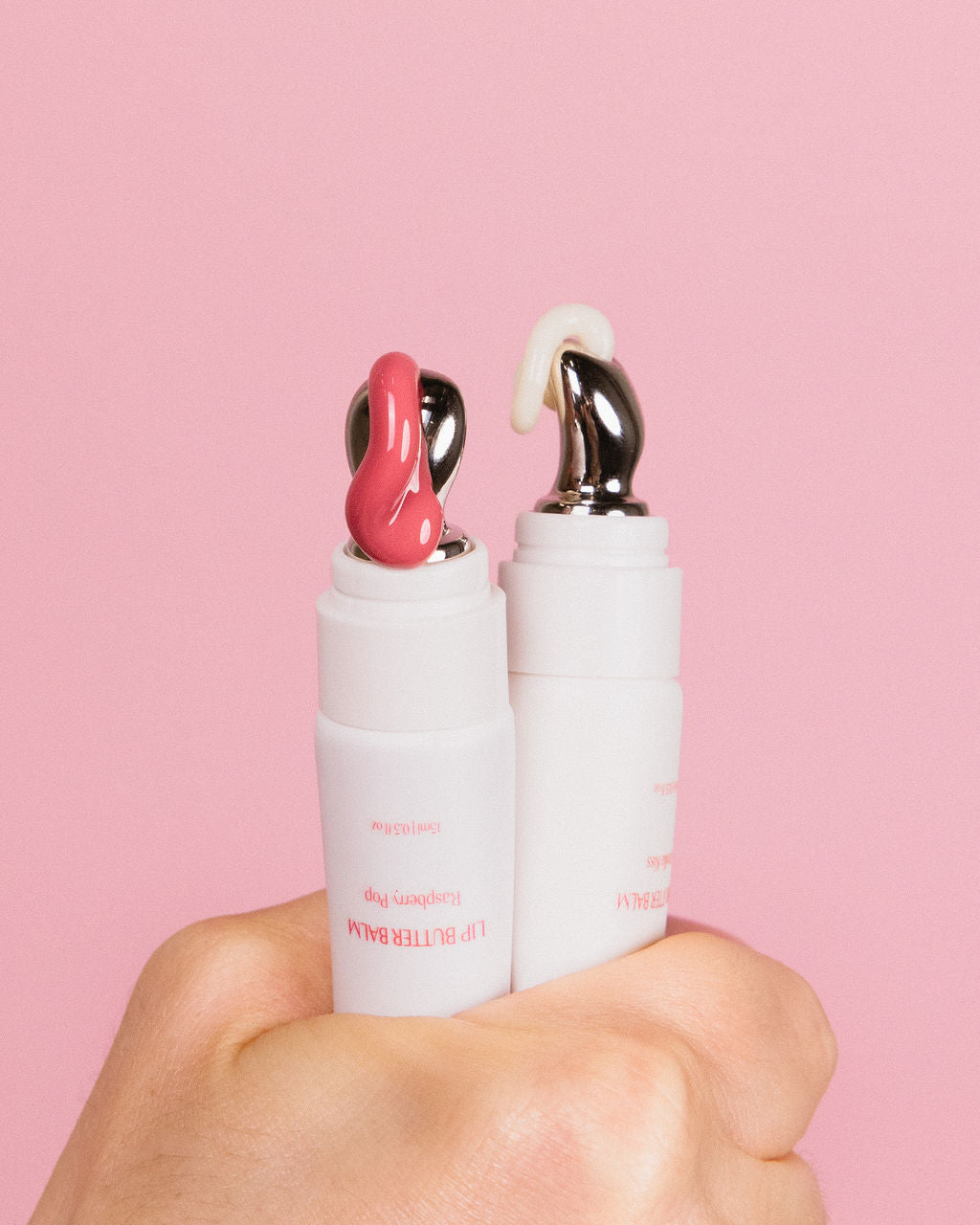 Applying buttery soft lip butter for long-lasting hydration