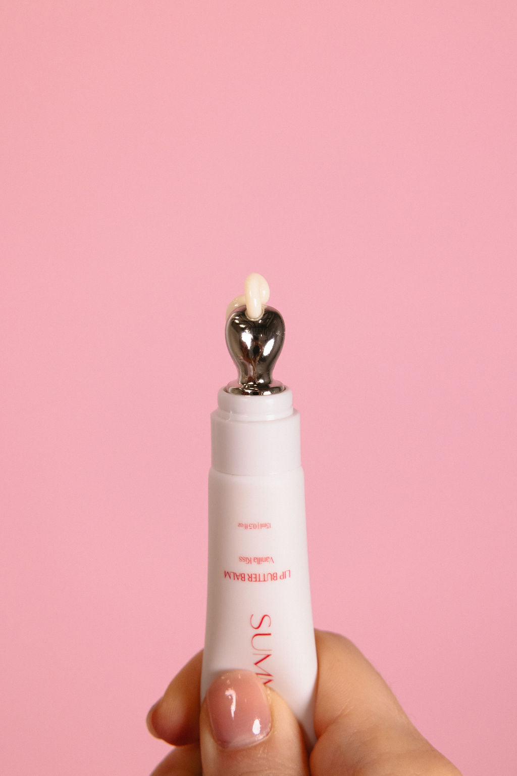 Soft, hydrated lips after applying deeply nourishing lip butter