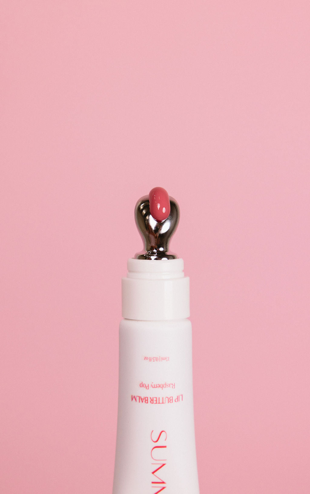 Close-up of smooth, creamy texture of nourishing lip butter