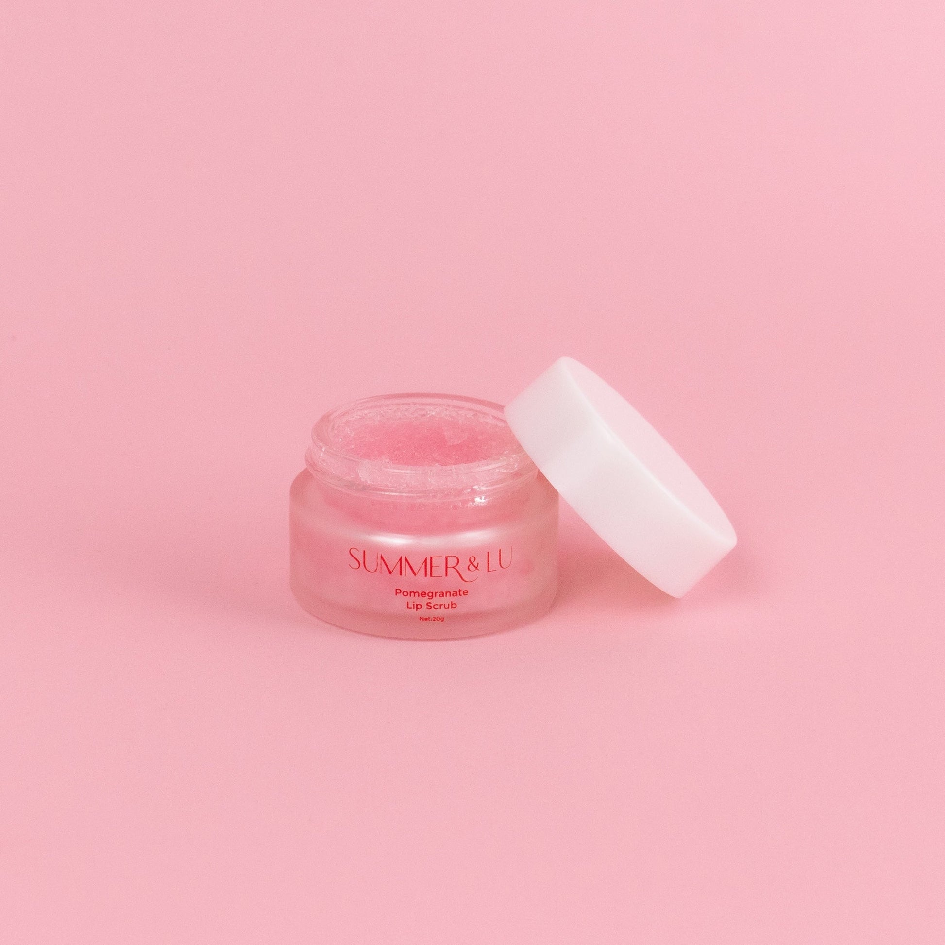 Vegan and cruelty-free lip scrub with natural nourishing oils