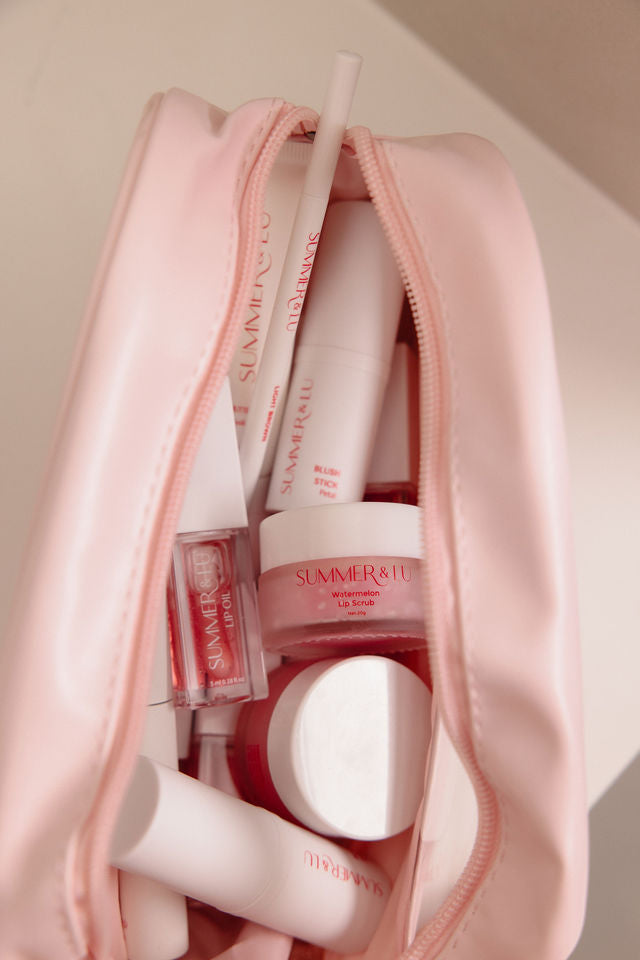 Brow essentials from Ultimate Glow Up Set: brow pencil, brow hold gel, and lash & brow conditioner.